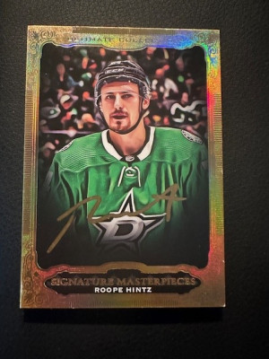 2022-23 Ultimate - Roope Hintz - Signature Materpieces auto front